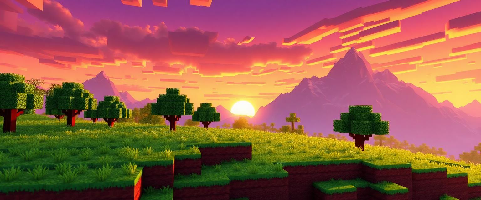 Minecraft landscape
